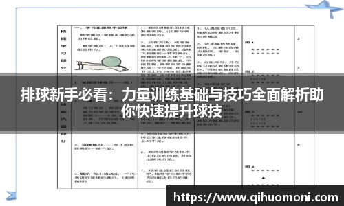 排球新手必看：力量训练基础与技巧全面解析助你快速提升球技