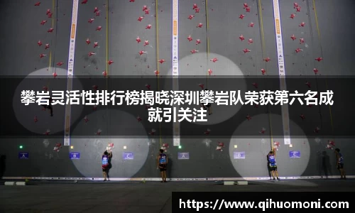 攀岩灵活性排行榜揭晓深圳攀岩队荣获第六名成就引关注